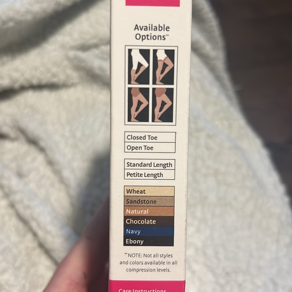 Mediven 47457 compression calf stocking 20-30mmHg open toe ebony VII - Picture 3 of 6